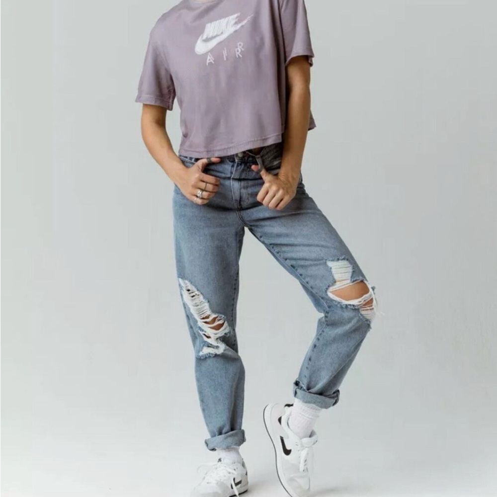 Nike - Women's Lavender Double Vision Mesh Top - Size M - Picture 6 of 6